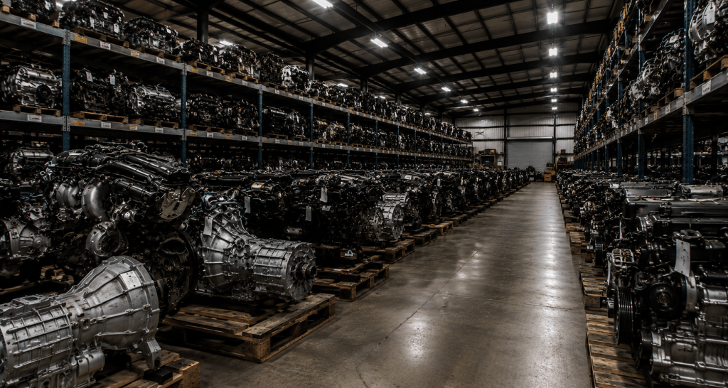 Phoenix AutoParts warehouse — quality used engines and transmissions